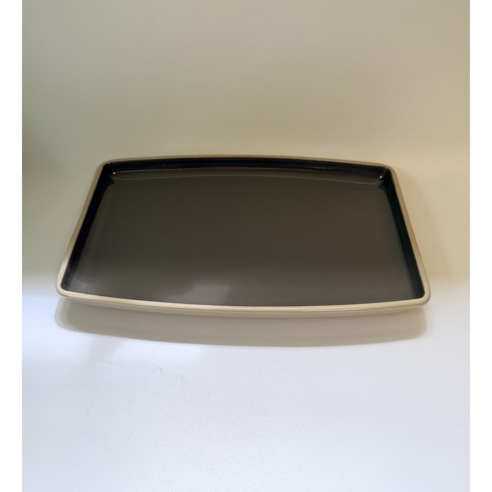 RETIRED Pampered Chef‎ Stoneware Rectangle Medium Entertaining Platter Oven Safe